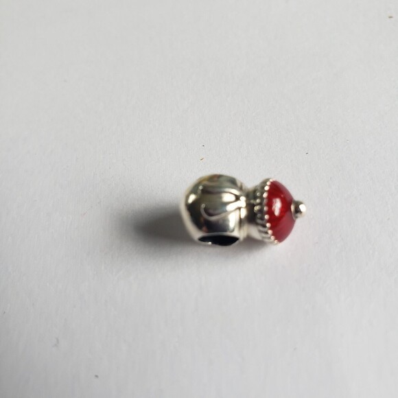 Pandora Snowman Red Enamel Christmas Hat 925 Sterling Silver Charm #798478C01 - Picture 5 of 12